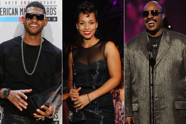 Usher Alicia Keys Stevie Wonder Usher Alicia Keys Stevie Wonder