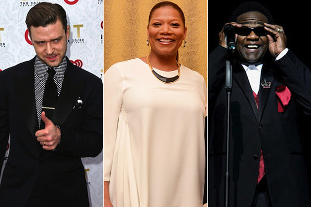 Justin Timberlake Queen Latifah Al Green Justin Timberlake Queen Latifah Al Green