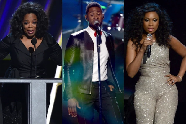 Oprah Winfrey Usher Jennifer Hudson Oprah Winfrey Usher Jennifer Hudson